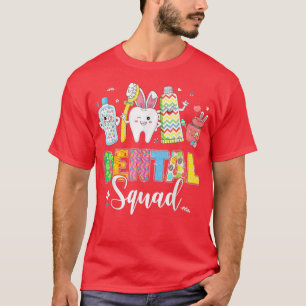 Camiseta Esquadrão Dental Engraçado Dente Escova De Dente C