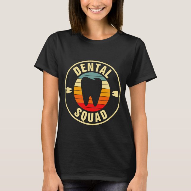Camiseta Esquadrão dentário (Frente)