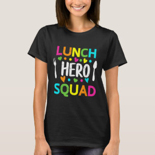 Camiseta Esquadrão Divertido da Heroína do Almoço Trabalhad