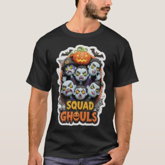 Camiseta Esquadrão Divertido de Espantalhos ilustração para