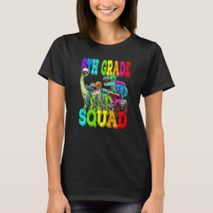 Camiseta Esquadrão do 6º ano Caminhão Monstro Dinossauro De