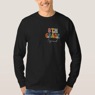Camiseta Esquadrão do 8º ano, Groovy de volta à Professora