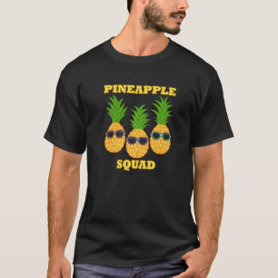 Camiseta Esquadrão do Abacaxi Equipe Alimentação Saudável V