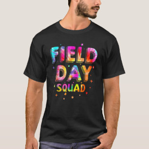 Camiseta Esquadrão Do Dia De Campo Tie Dye No Último Dia Do
