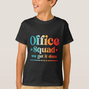 Camiseta Esquadrão Do Escritório Fazemos Vintage De Volta À