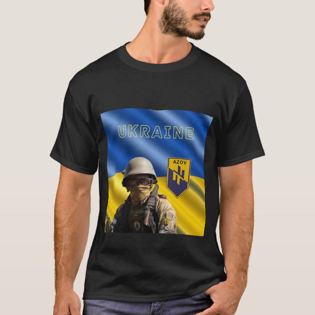 Camiseta Esquadrão do Exército de Batalhão AZOV (Frente)