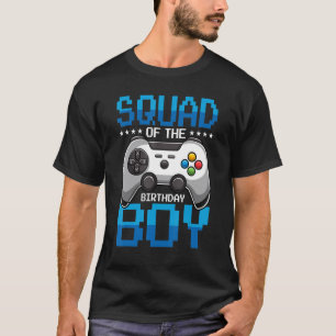 Camiseta Esquadrão Do Garoto De Aniversário Que Corresponde