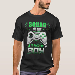 Camiseta Esquadrão Do Garoto De Aniversário Que Corresponde