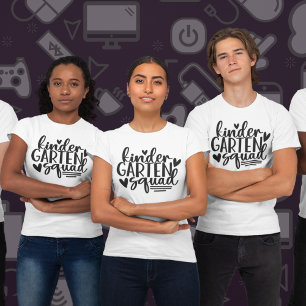 Camiseta Esquadrão do infantário divertido com o nome do pr