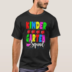 Camiseta Esquadrão Do Jardim De Infância De Volta À Escola