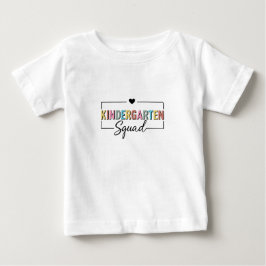 Camiseta Esquadrão Do Jardim De Infância De Volta À Escola