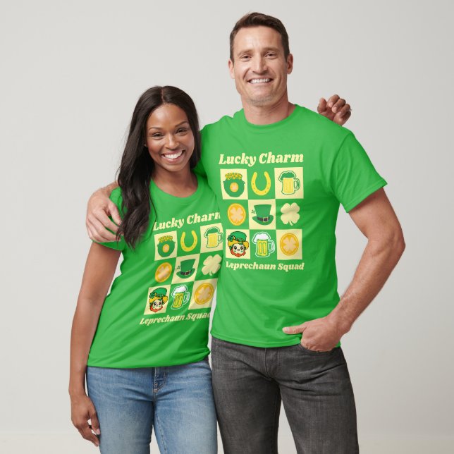 Camiseta Esquadrão do Leprechaun Sortudo (Unissex)