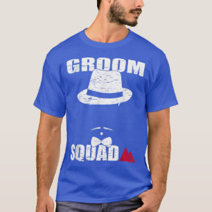 Camiseta Esquadrão do Noivo Acompanhantes do Noivo Anel Fes