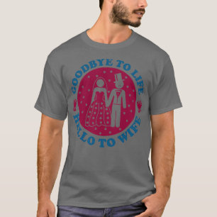 Camiseta Esquadrão do Noivo Adeus à Vida Olá à Esposa Diver
