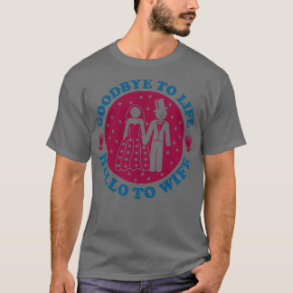 Camiseta Esquadrão do Noivo Adeus à Vida Olá à Esposa Diver