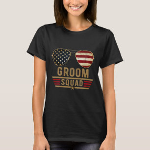 Camiseta Esquadrão do Noivo Festa de Despedida de Solteiro