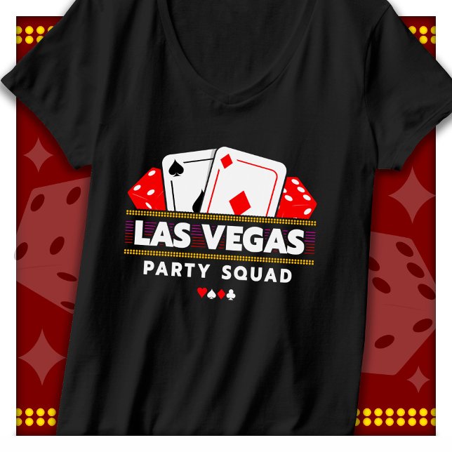 Camiseta Esquadrão do Partido de Vegas Trilha Las Vegas Las (Criador carregado)