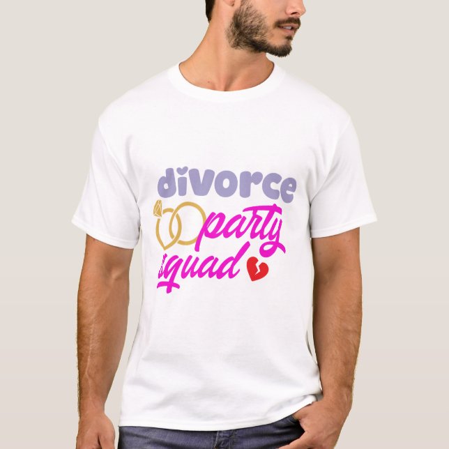 Camiseta Esquadrão do Partido Divorciário (Frente)