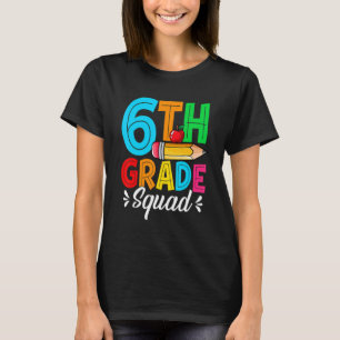 Camiseta   Esquadrão Do Sexto Grau De Primeiro Dia Cortado 