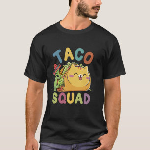 Camiseta Esquadrão do Taco de Gato Cinco De Maio Festa Mexi