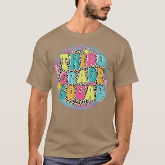 Camiseta Esquadrão Do Terceiro Grau De Volta À Menina Leopa