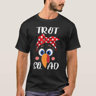 Camiseta Esquadrão do Trot do Dia de Ação de Graças Fantasi