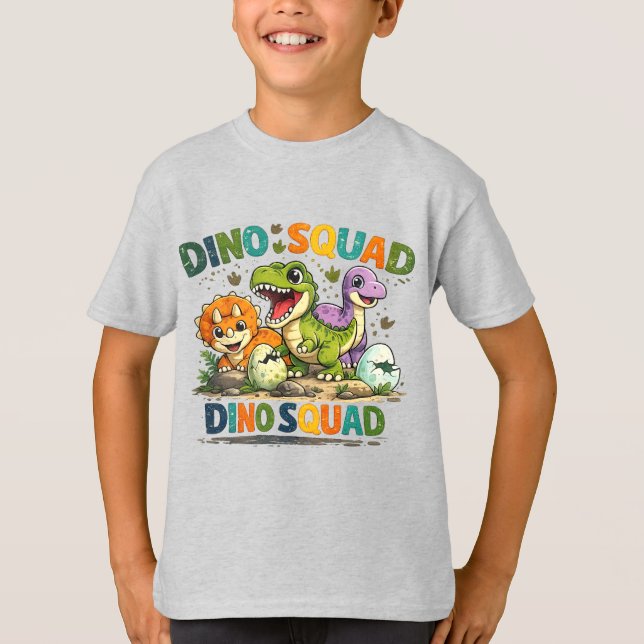 Camiseta Esquadrão dos Dinossauros (Frente)