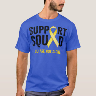 Camiseta Esquadrão Dourado de Suporte à Consciência do Canc