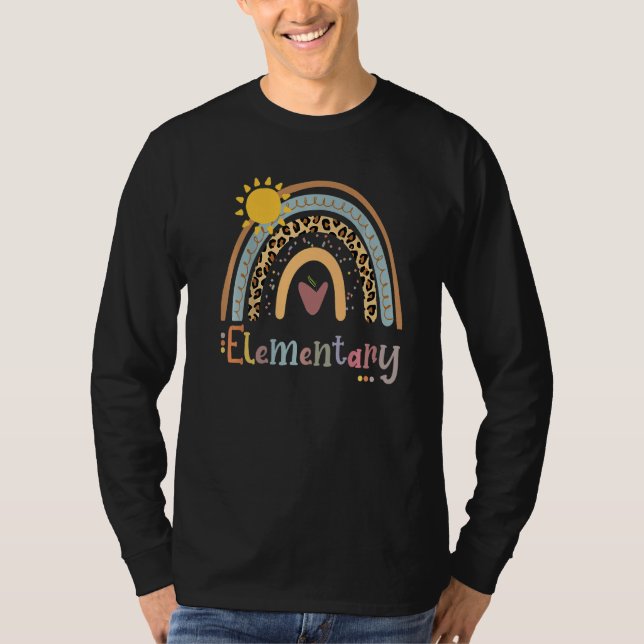 Camiseta Esquadrão Elementar Da Equipe De Volta Às Crianças (Frente)
