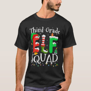 Camiseta Esquadrão Elf do 3º ano Xmas Engraçado Natal Terce