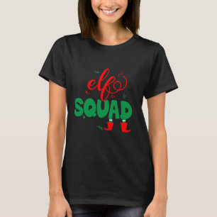 Camiseta Esquadrão Elf, Elfos de Natal Engraçados Correspon