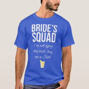 Camiseta Esquadrão Engraçado da Noiva Festa de Despedida de
