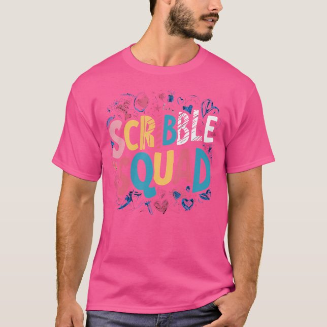 Camiseta Esquadrão Espalheta Engraçado Esboço Fusível Fusív (Frente)
