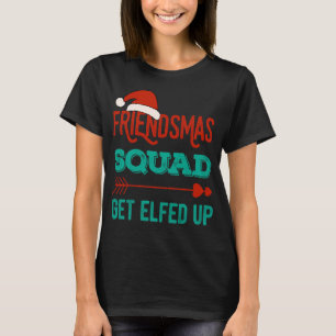 Camiseta Esquadrão Friendsmas Se Encham De Fato Corresponde