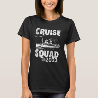 Camiseta Esquadrão Funny Cruise 2023 - Vintage de Férias