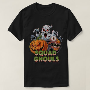Camiseta Esquadrão Ghouls Coloridos Halloween Horror T-Shir