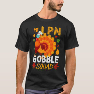 Camiseta Esquadrão Gobble LPN mascarou a enfermeira prática