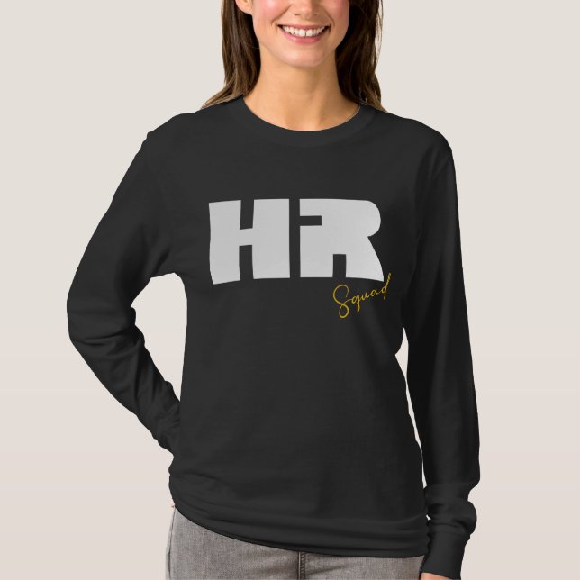 Camiseta Esquadrão HR, Equipe de Agentes Humanos (Frente)