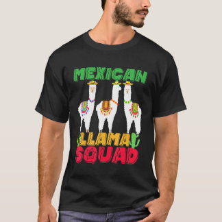 Camiseta Esquadrão Llama Mexicano Legal Alpaca Amizade Cinc