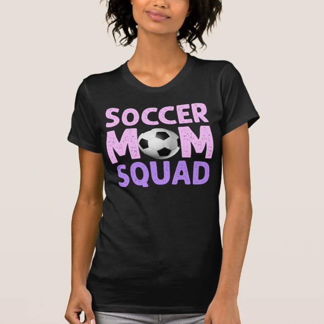 Camiseta Esquadrão Mamãe Rosa e Roxo (Frente)