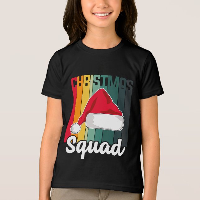 Camiseta Esquadrão Natal Santa Hesitação (Frente)