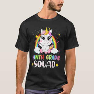 Camiseta Esquadrão Nono Grau Unicórnio De Volta Às Meninas