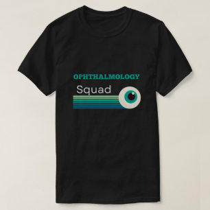 Camiseta Esquadrão Oftalmológico com pôr do sol e olhos ant