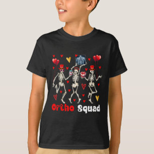 Camiseta Esquadrão Orto Três Esqueletos do Dia dos Namorado