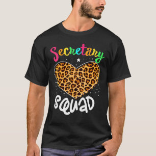 Camiseta Esquadrão Ou Equipe Do Secretário De Volta Ao Anún