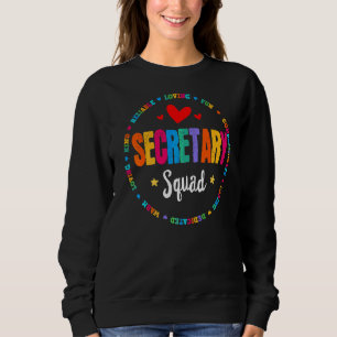 Camiseta Esquadrão Ou Equipe Do Secretário De Volta Ao Anún