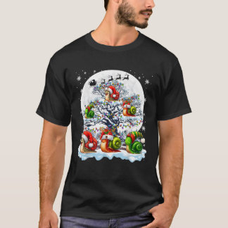 Camiseta Esquadrão Papai Noel Rena Elf Caracóis Na Árvore D