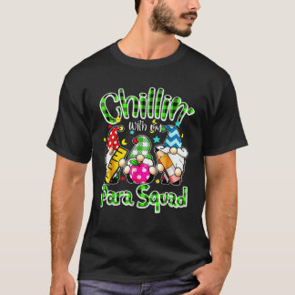Camiseta Esquadrão Para Profissional Gnomos de Natal Relaxa