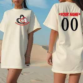 Camiseta Esquadrão Personalizado de Equipe da Mãe de Baseba