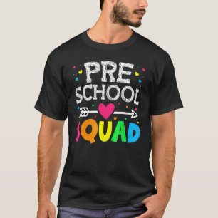 Camiseta Esquadrão Pré-Escolar Volta às Aulas Professor Alu